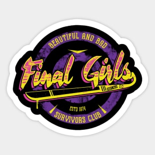 Fight Like A Final Girl Sticker